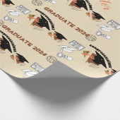 Papier Cadeau fête de troisième cycle unisex simple wrap (Coin)