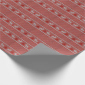 Papier Cadeau Fête de vacances rouge (Coin)