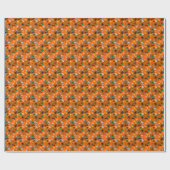 Papier Cadeau Fête des Candies Éffrayantes d'Halloween (Plat)