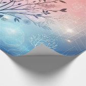 Papier Cadeau Fête des mariées Arbre Mariage moderne (Coin)