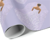 Papier Cadeau Fête des mariées mariage (Coin rond)