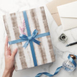 Papier Cadeau Fête des mariées Sicilienne Tan Tan Stripes<br><div class="desc">Fête des mariées Sicilienne Tan Tan Stripes</div>