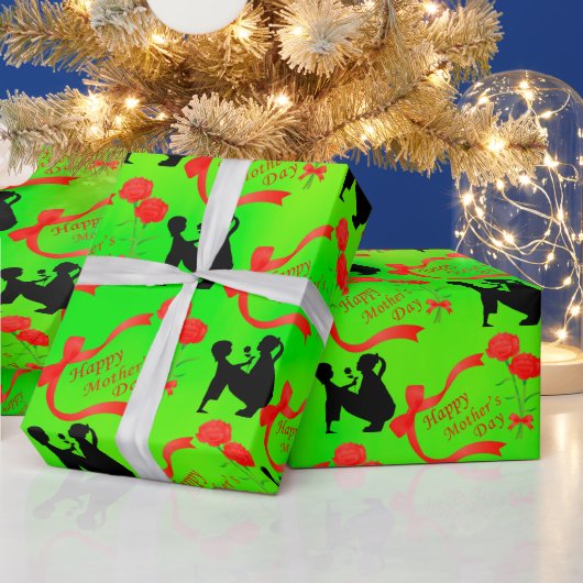 Papier Cadeau Fête des mères (Vacances)