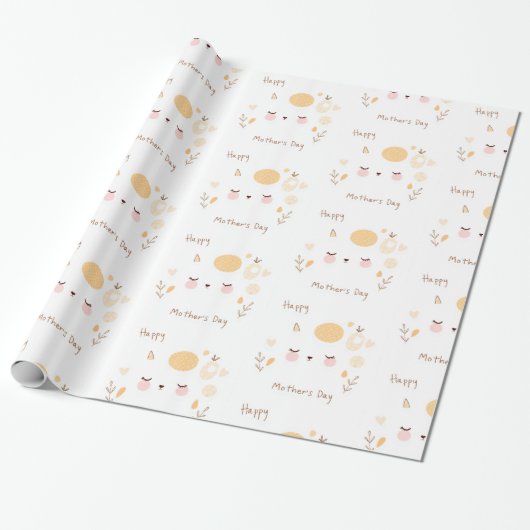 Papier Cadeau Fête des mères (Déroulé)