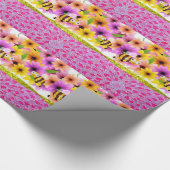 Papier Cadeau Fête des Mères Envelopper le papier Bumblebee (Coin)