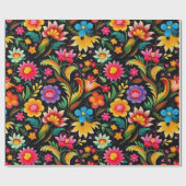 Papier Cadeau Fête des mères florales (Plat)