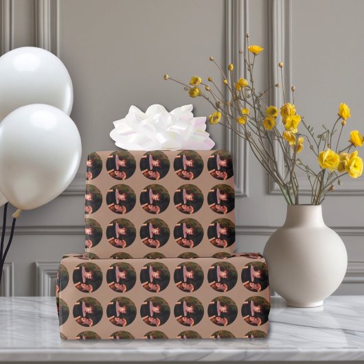 Papier Cadeau Fête des mères Mon meilleur ami Photo personnalisé