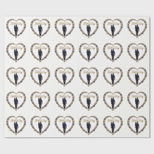 Papier Cadeau Fête des Pères (Plat)