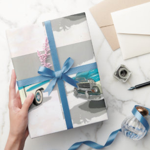 Papier Cadeau Fête des pères classique Camion Chevy