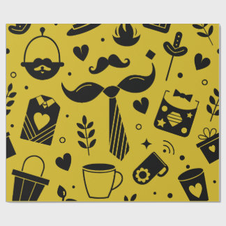Papier Cadeau Fête des pères fond