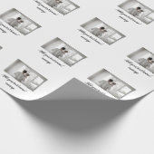 Papier Cadeau fête des pères son père papa ajouter un texte phot (Coin)