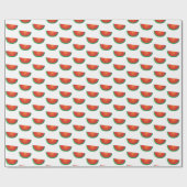 Papier Cadeau Fête d'été de la pastèque (Plat)