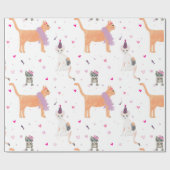 Papier Cadeau Fête du chat (Plat)