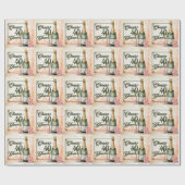 Papier Cadeau Fête du Cheval aux Années (Plat)