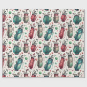 Papier Cadeau Fête du Golf (Plat)