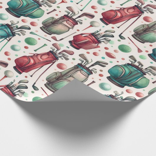 Papier Cadeau Fête du Golf (Coin)