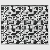 Papier Cadeau Fête du Puzzle Mot de passe (Plat)