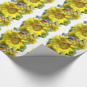 Papier Cadeau fête du tournesol (Coin)