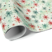 Papier Cadeau Fête Fête Fête Fête Fête de Noël (Coin rond)