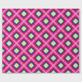Papier Cadeau Fête mexicaine colorée (Plat)