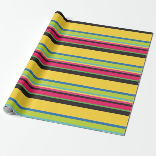 Papier Cadeau Fête mexicaine colorée (Déroulé)