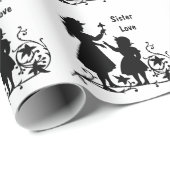 Papier Cadeau Fête nationale de la Soeur (Coin rond)