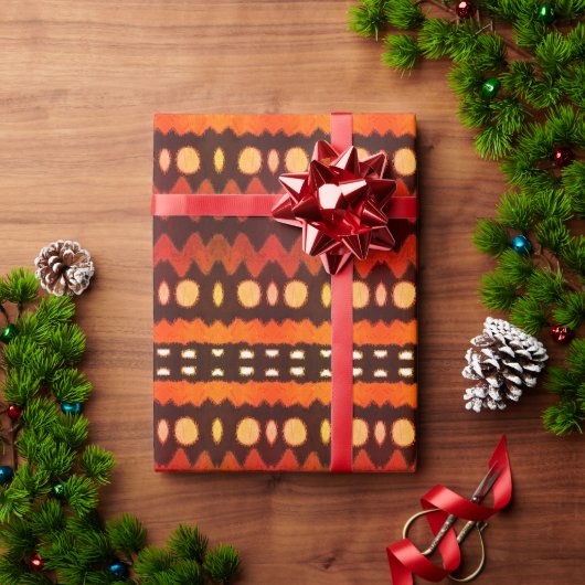 Papier Cadeau Fête noire (Cadeau de vacances)