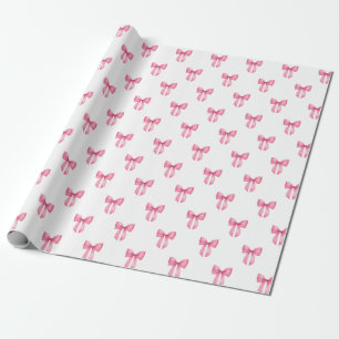 Papier Cadeau Fête Prénatale Fille Arc-en-Ciel Rose