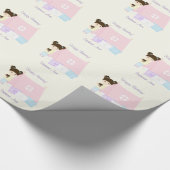Papier Cadeau Fête pyjama de glamping (Coin)
