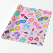 Papier Cadeau Fête Pyjama Mignonne (Déroulé)