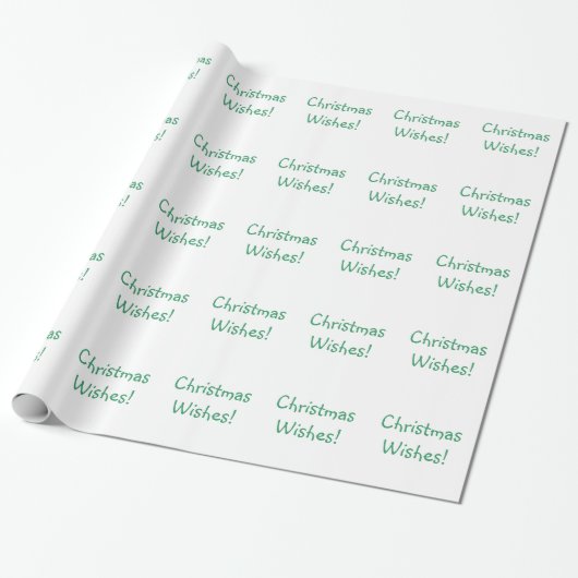 Papier Cadeau Fête verte Noël (Déroulé)