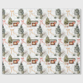 Papier Cadeau Fêtes de Noël (Plat)