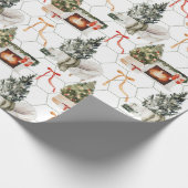 Papier Cadeau Fêtes de Noël (Coin)