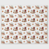 Papier Cadeau Fêtes de Noël (Plat)
