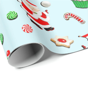 Papier Cadeau Fêtes de Noël de volley-ball