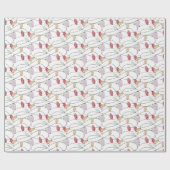 Papier Cadeau Fêtes de Noël Papier d'enveloppement (Plat)