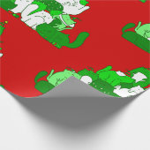 Papier Cadeau fêtes hippique de Noël (Coin)