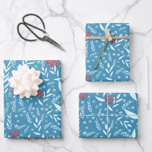 papier cadeau fêtes ho ho (Recto)