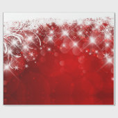 Papier Cadeau Fêtes rouges (Plat)