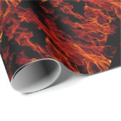 Papier Cadeau Feu (Coin rond)