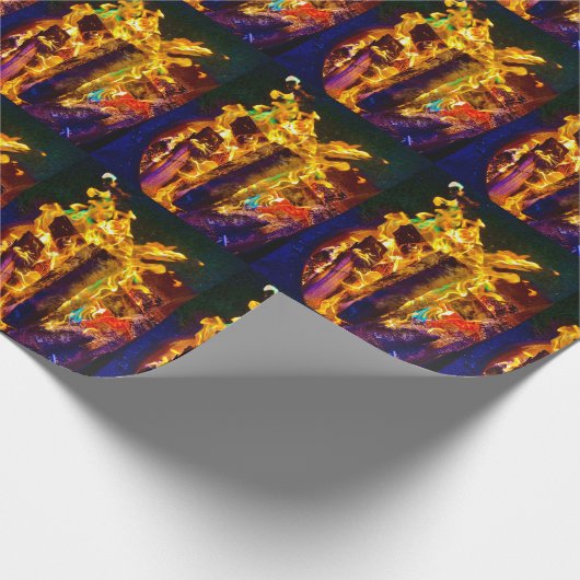 Papier Cadeau Feu (Coin)