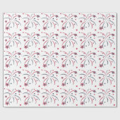 Papier Cadeau Feu d'artifice (Plat)