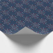 Papier Cadeau Feu d'artifice patriotique (Coin)
