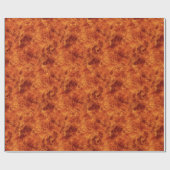 Papier Cadeau feu de flammes (Plat)