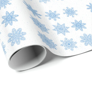 Papier Cadeau Feu de neige