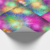Papier Cadeau Feu de Neon (Coin)
