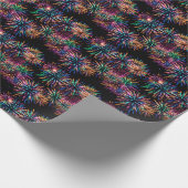 Papier Cadeau Feu de Neon (Coin)