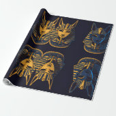 Papier Cadeau Feu des dieux (Déroulé)