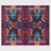 Papier Cadeau Feu des dieux (Plat)