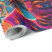 Papier Cadeau Feu des dieux (Coin rond)